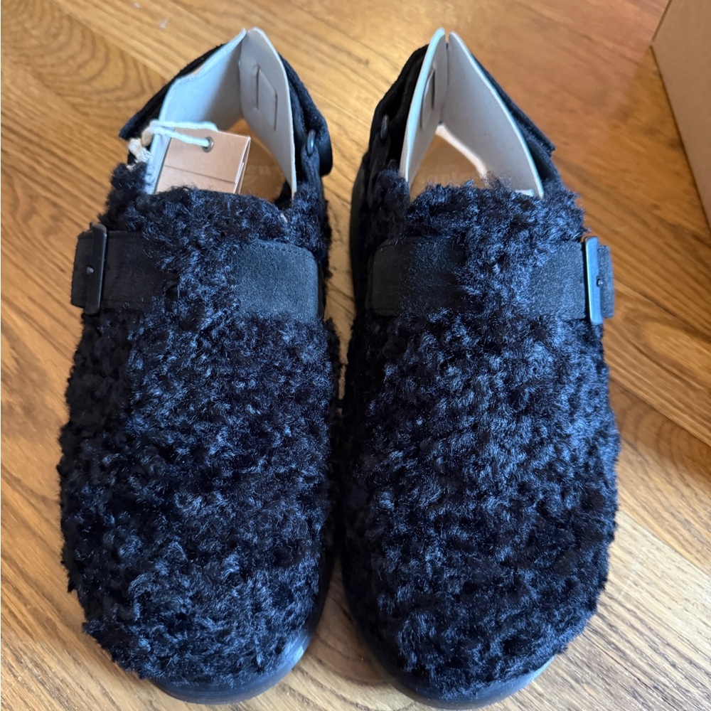Dr. Martens Jorge II Faux Fur Lined Deluxe Borg Slingback Mules Unisex 8/9